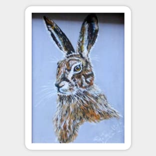 HARE PORTRAIT Sticker